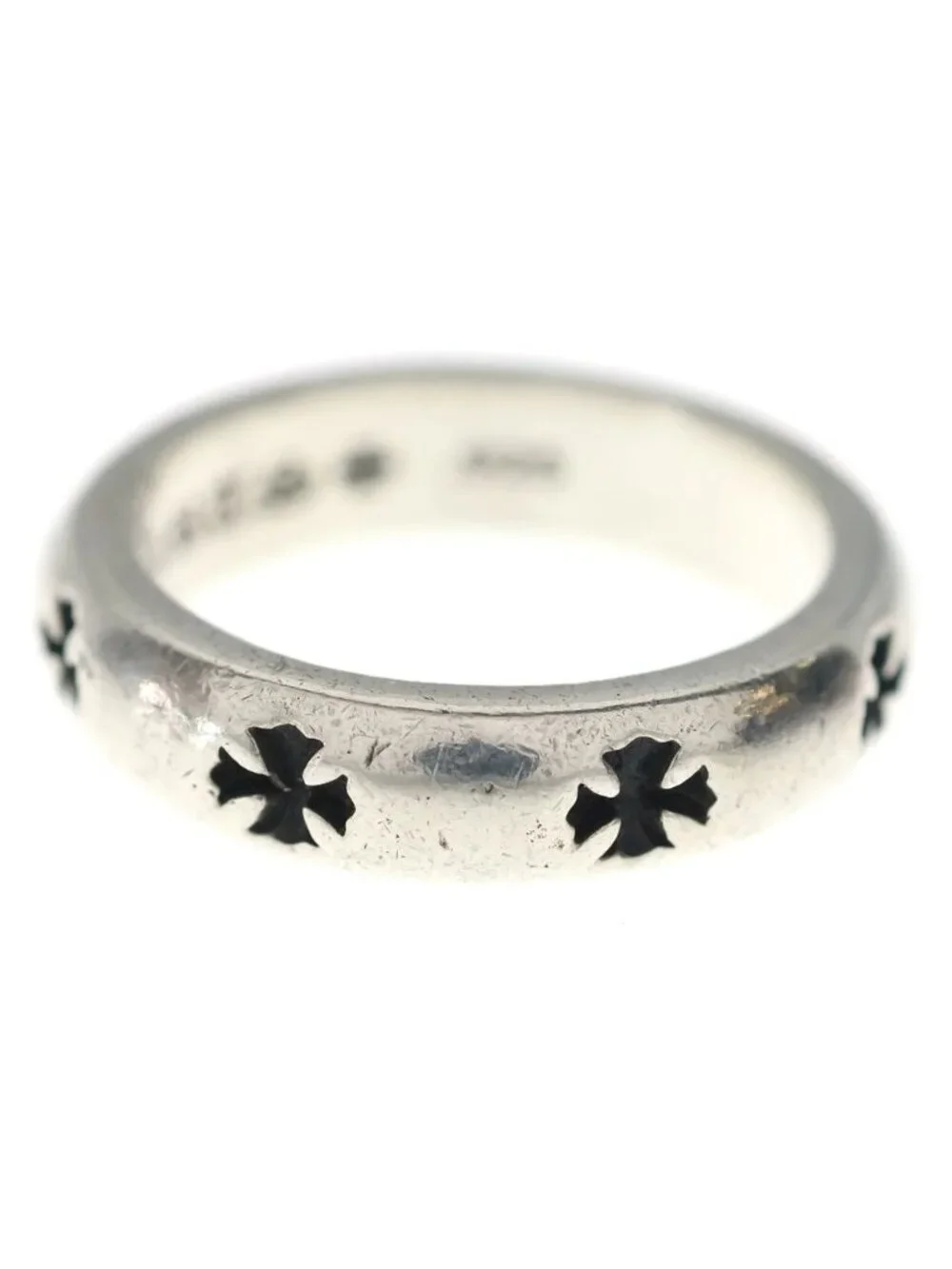 Chrome Hearts Negative CH Plus Ring Silver